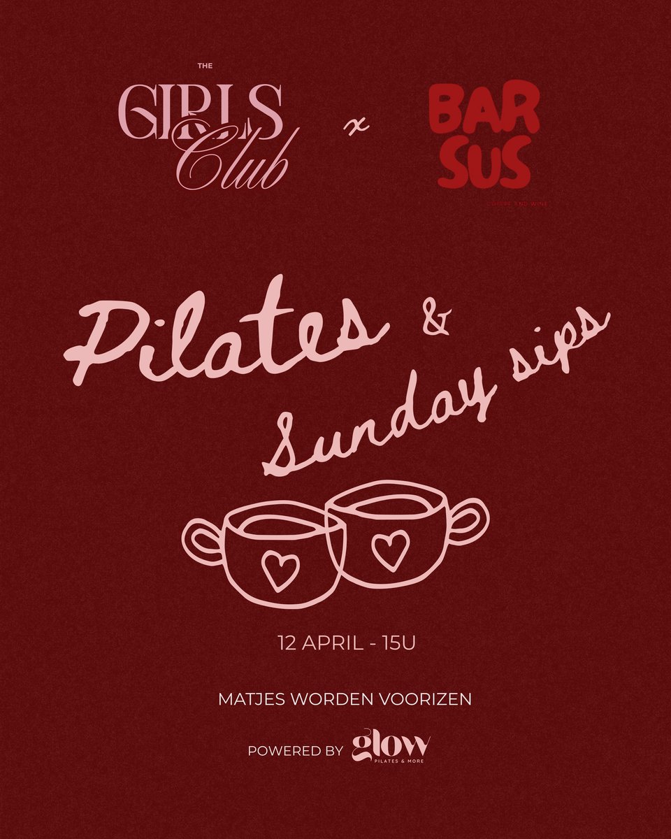 Pilates & Sunday Sips - 12 April