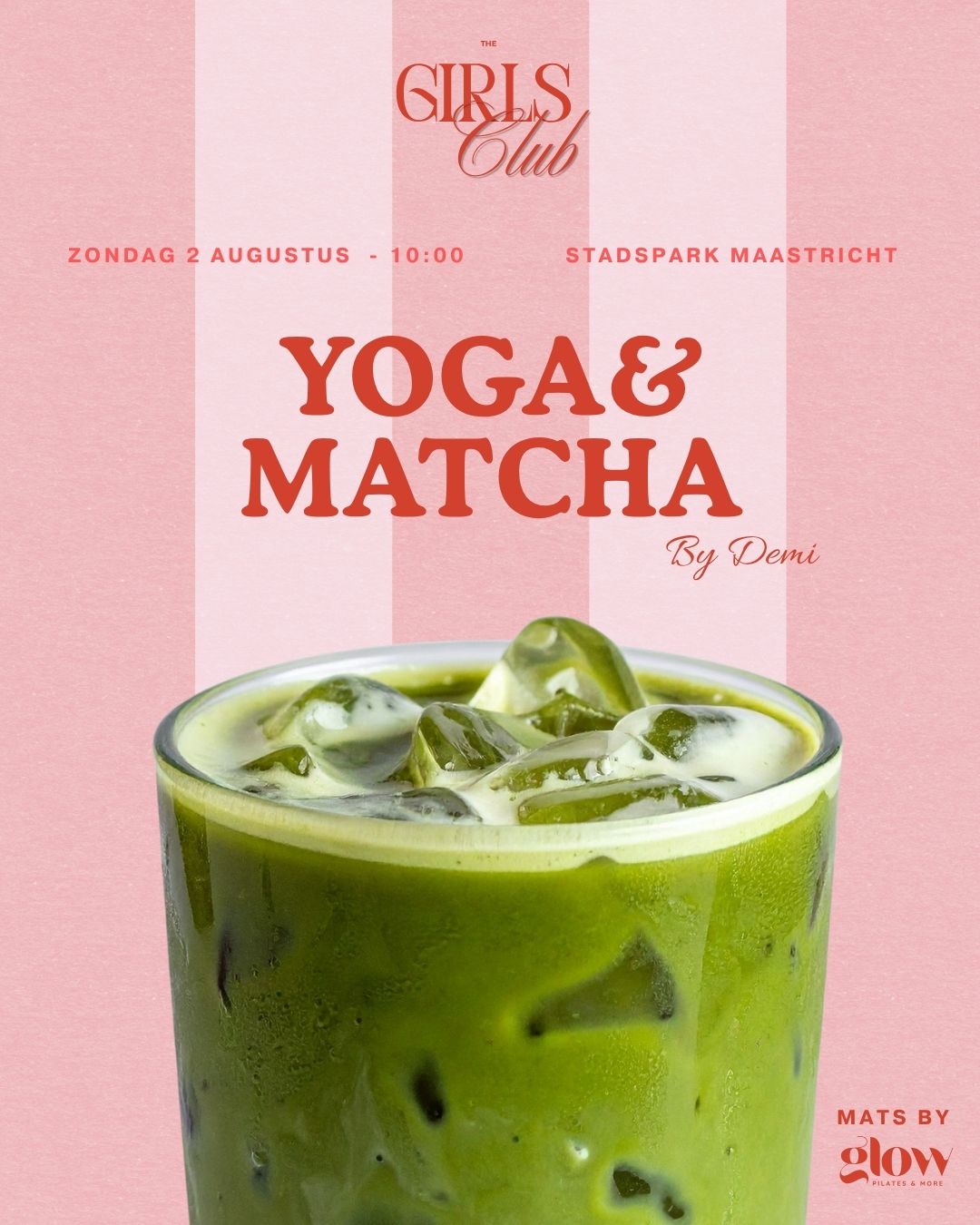 Yoga & Matcha by Demi - zondag 2 augustus, Stadspark Maastricht
